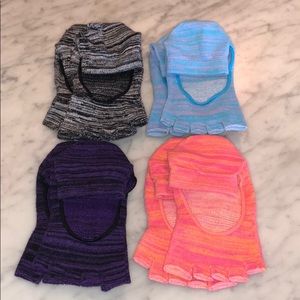 4 HEALTH YOGA  Grippy Half Toe Yoga Socks